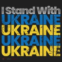 I Stand With Ukraine Ukrainian Flag Ukrainians Gift Women's Sweatshirt thumb 2