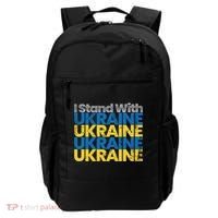 I Stand With Ukraine Ukrainian Flag Ukrainians Gift Backpack thumb 0