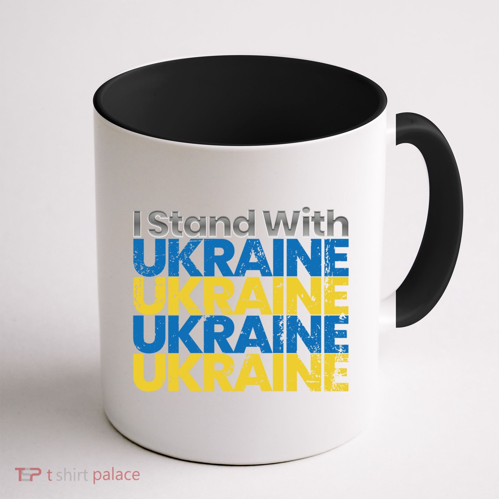 I Stand With Ukraine Ukrainian Flag Ukrainians Gift Coffee Mug