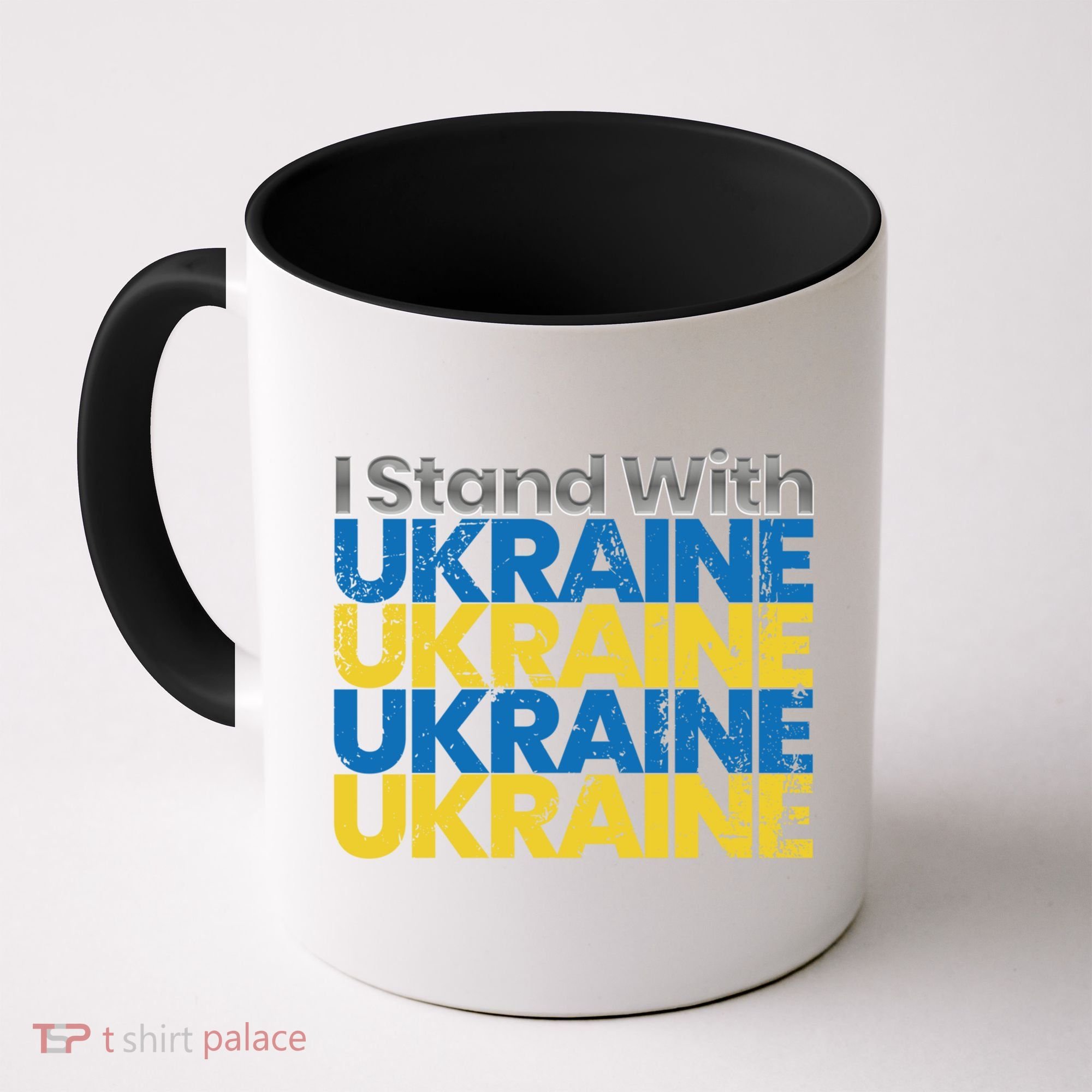 I Stand With Ukraine Ukrainian Flag Ukrainians Gift Coffee Mug
