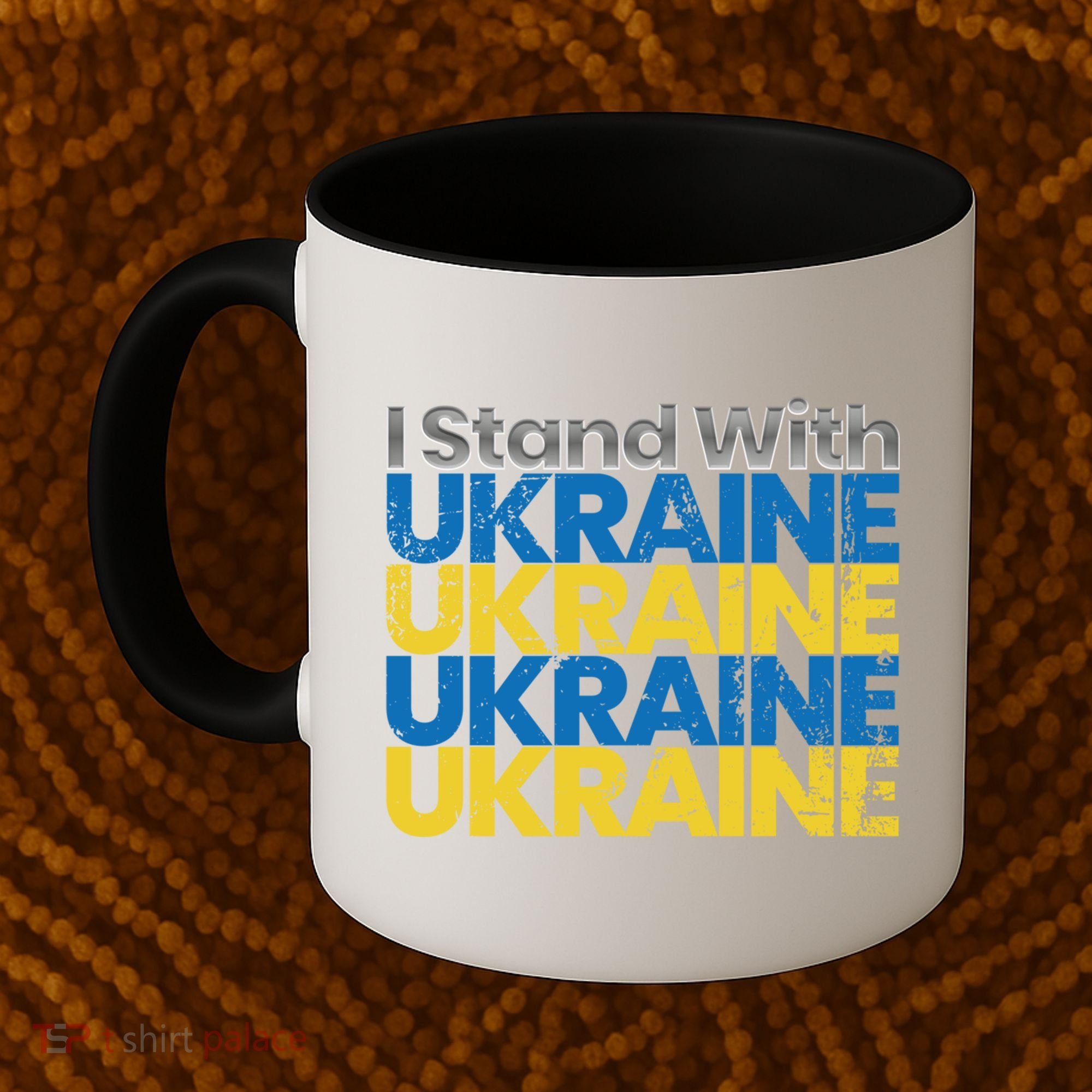 I Stand With Ukraine Ukrainian Flag Ukrainians Gift Coffee Mug