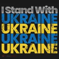 I Stand With Ukraine Ukrainian Flag Ukrainians Gift Women's Hoodie thumb 2
