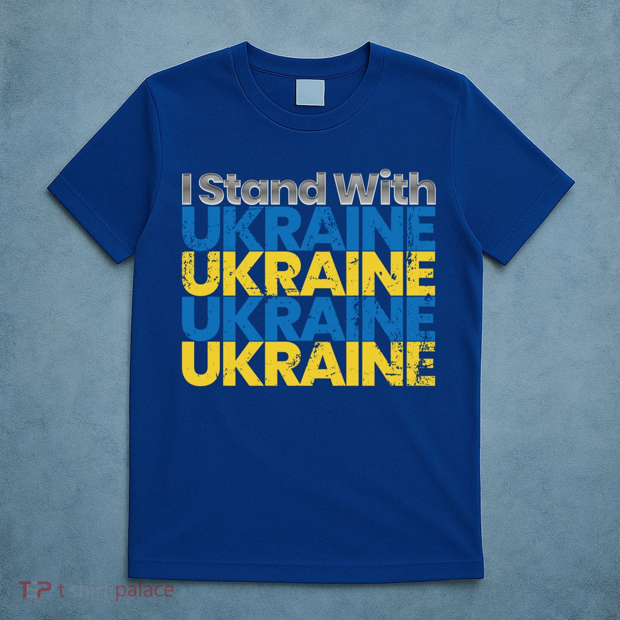 I Stand With Ukraine Ukrainian Flag Ukrainians Gift T-Shirt