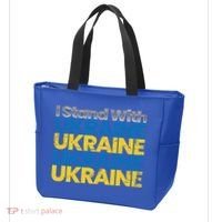 I Stand With Ukraine Ukrainian Flag Ukrainians Gift Tote Bag thumb 3