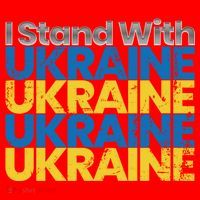 I Stand With Ukraine Ukrainian Flag Ukrainians Gift Santa Hat thumb 1