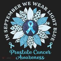 In September We Wear Light Blue Sunflower Prostate Cancer Women's Sweatshirt thumb 2