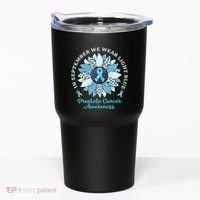 In September We Wear Light Blue Sunflower Prostate Cancer Tumbler thumb 0