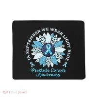 In September We Wear Light Blue Sunflower Prostate Cancer Mousepad thumb 0
