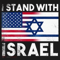 I Stand With Israel Pray For Israel US and Israel Flag T-Shirt thumb 7