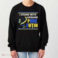 I Stand With Ukraine Puck Futin (Putin) Women's Sweatshirt thumb 0