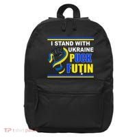 I Stand With Ukraine Puck Futin (Putin) 16 in Basic Backpack thumb 0