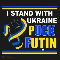 I Stand With Ukraine Puck Futin (Putin) Toddler Hoodie thumb 2