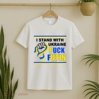 I Stand With Ukraine Puck Futin (Putin) T-Shirt thumb 2