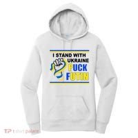 I Stand With Ukraine Puck Futin (Putin) Women's Hoodie thumb 0