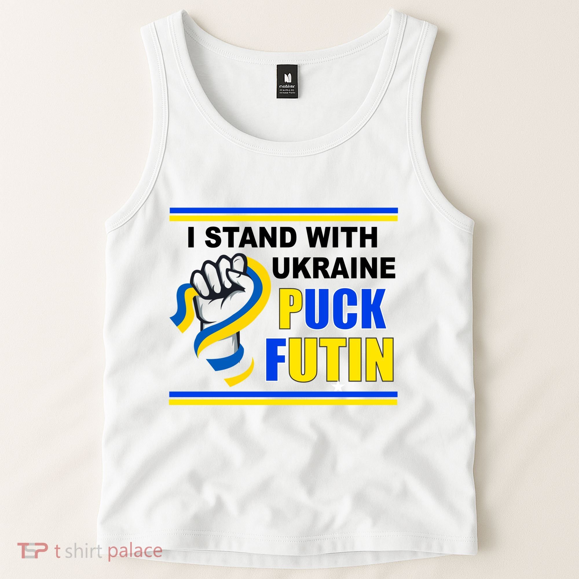 I Stand With Ukraine Puck Futin (Putin) Tank Top