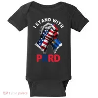 I Stand With PRRD Digong Duterte Philippine DU30 Baby Bodysuit thumb 0