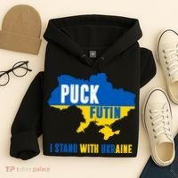 I Stand With Ukraine Puck Futin Hoodie thumb 4