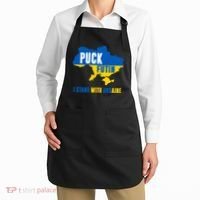 I Stand With Ukraine Puck Futin Apron thumb 2
