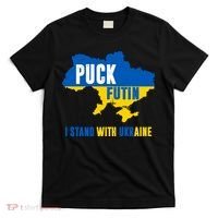 I Stand With Ukraine Puck Futin T-Shirt thumb 0