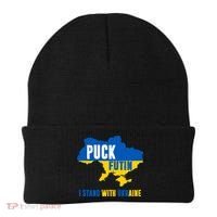 I Stand With Ukraine Puck Futin Beanie thumb 0