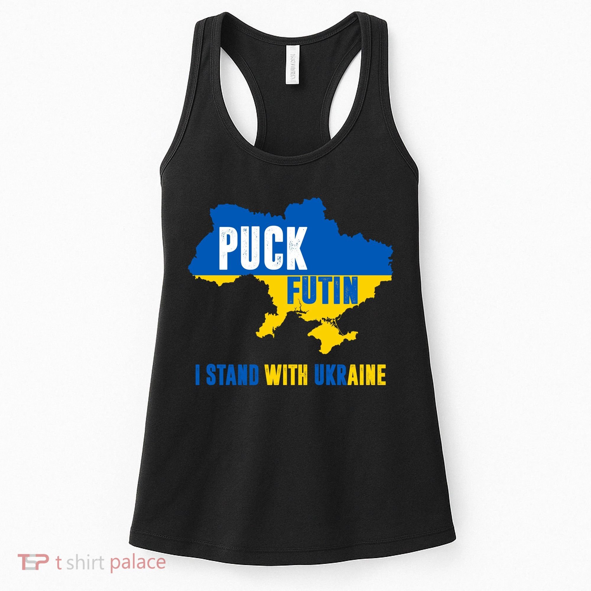 I Stand With Ukraine Puck Futin Women's Tank Top