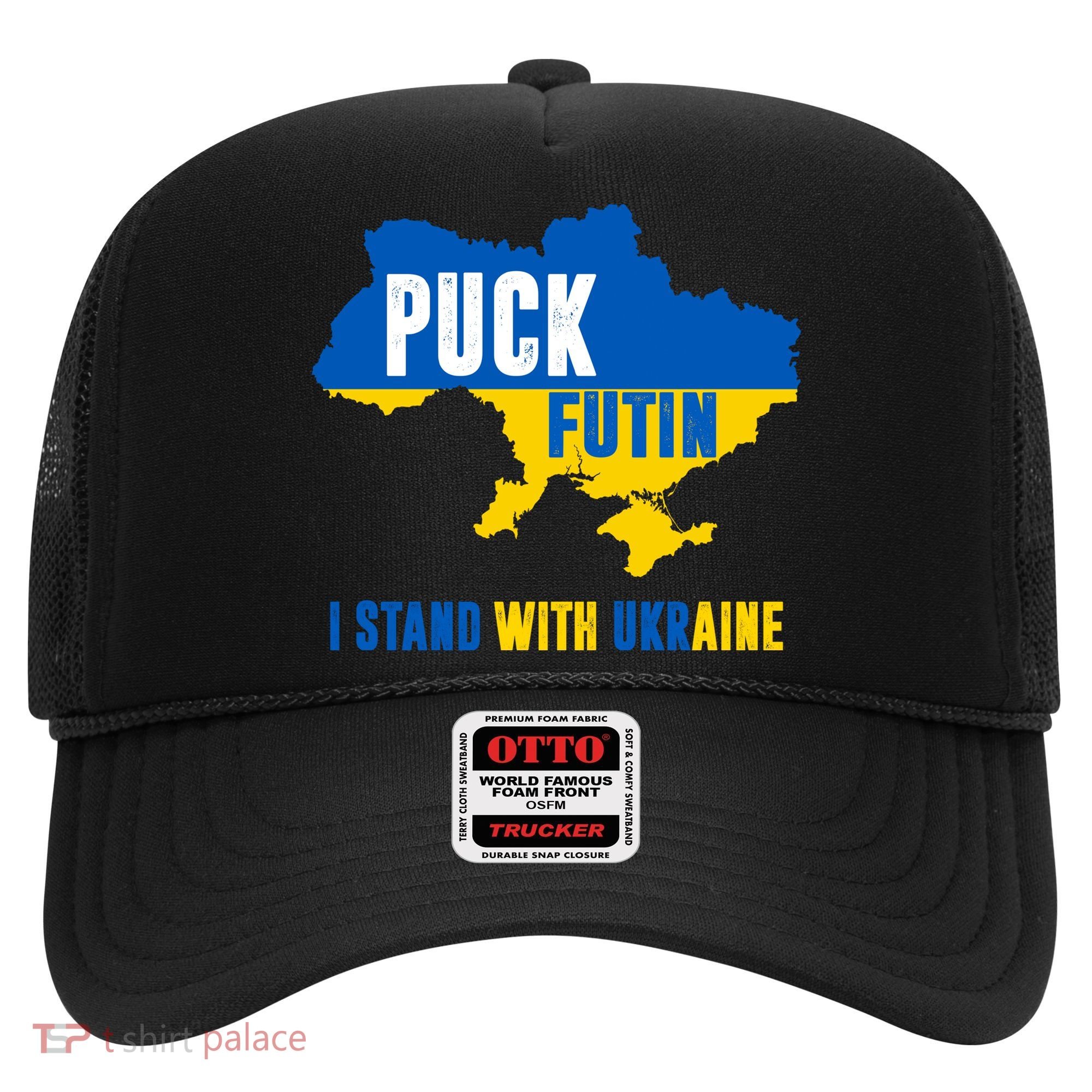 I Stand With Ukraine Puck Futin Hat