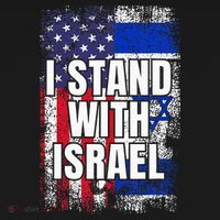 I Stand With Israel USA Israeli Flag T-Shirt thumb 7