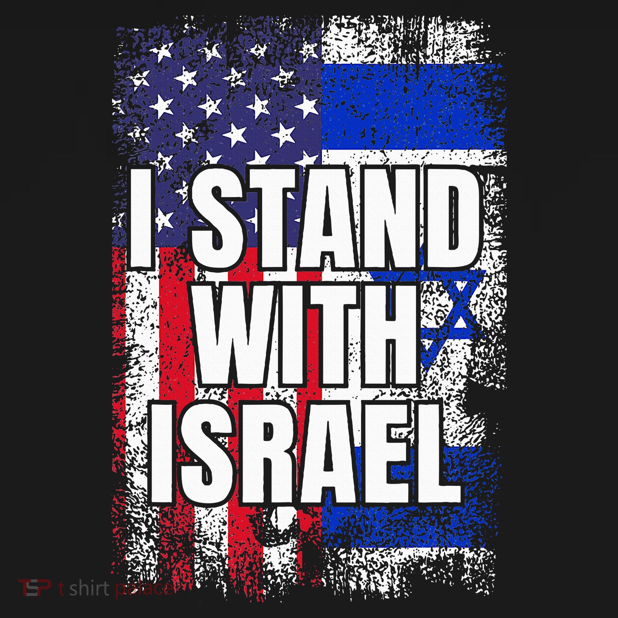 I Stand With Israel USA Israeli Flag Visor