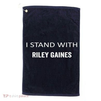 I Stand With Riley Gaines Golf Towel