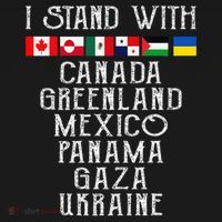 I Stand With Canada Greenland Mexico Panama Gaza Ukraine Tank Top thumb 6
