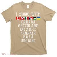 I Stand With Canada Greenland Mexico Panama Gaza Ukraine T-Shirt thumb 0