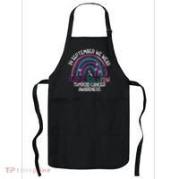 In September We Wear Purple Teal Pink Thyroid Cancer Awareness Apron thumb 0