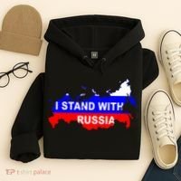 I Stand With Russia Support Russia Russian Flag Hoodie thumb 4