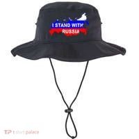 I Stand With Russia Support Russia Russian Flag Bucket Hat thumb 0