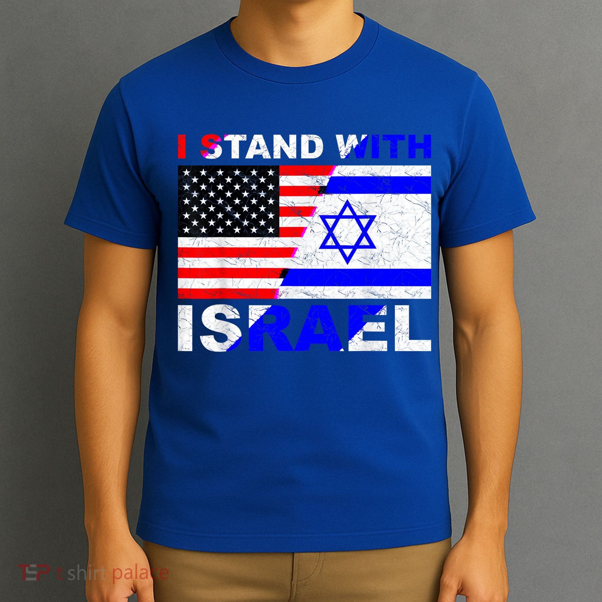 I Stand With Israel Israeli Palestinian Conflict Pro Israel T-Shirt
