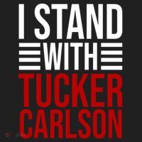 I Stand With Tucker Carlson Political Women's Sweatshirt thumb 2