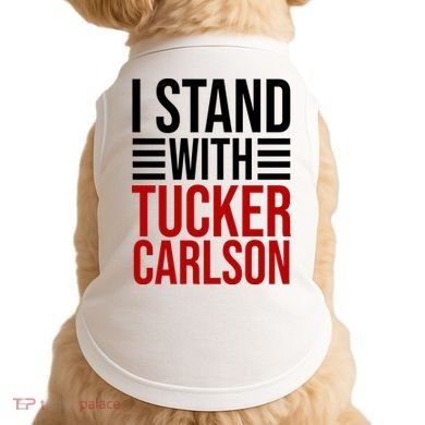 I Stand With Tucker Carlson Political Doggie Tank