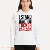 I Stand With Tucker Carlson Political Hoodie thumb 5