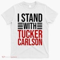 I Stand With Tucker Carlson Political T-Shirt thumb 0