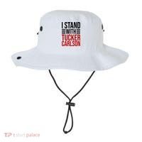 I Stand With Tucker Carlson Political Bucket Hat thumb 0