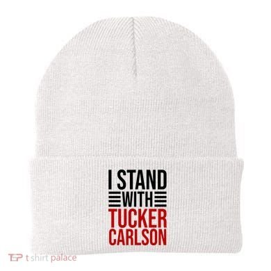 I Stand With Tucker Carlson Political Beanie