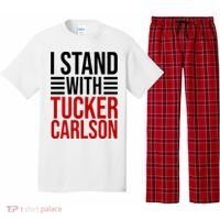 I Stand With Tucker Carlson Political Pajama Set thumb 0