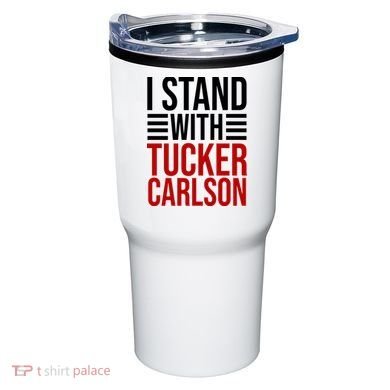 I Stand With Tucker Carlson Political Tumbler