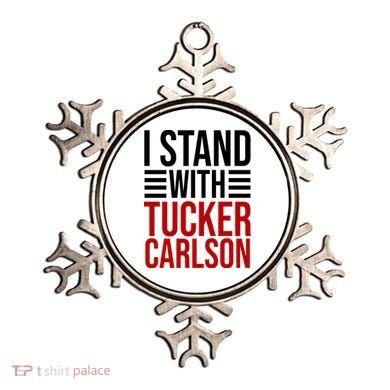 I Stand With Tucker Carlson Political Ornament