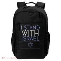 I Stand With Israel Support Israel Israel Flag Backpack thumb 0