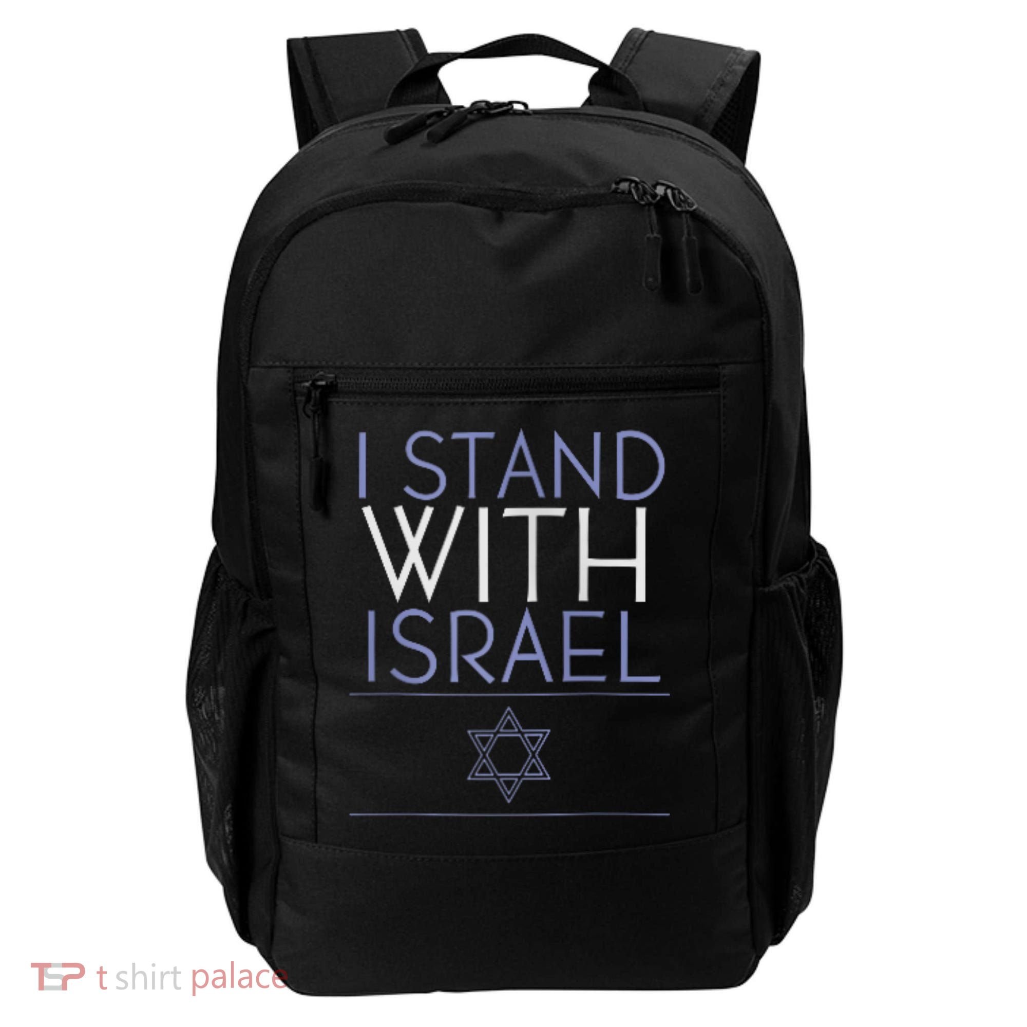 I Stand With Israel Support Israel Israel Flag Backpack