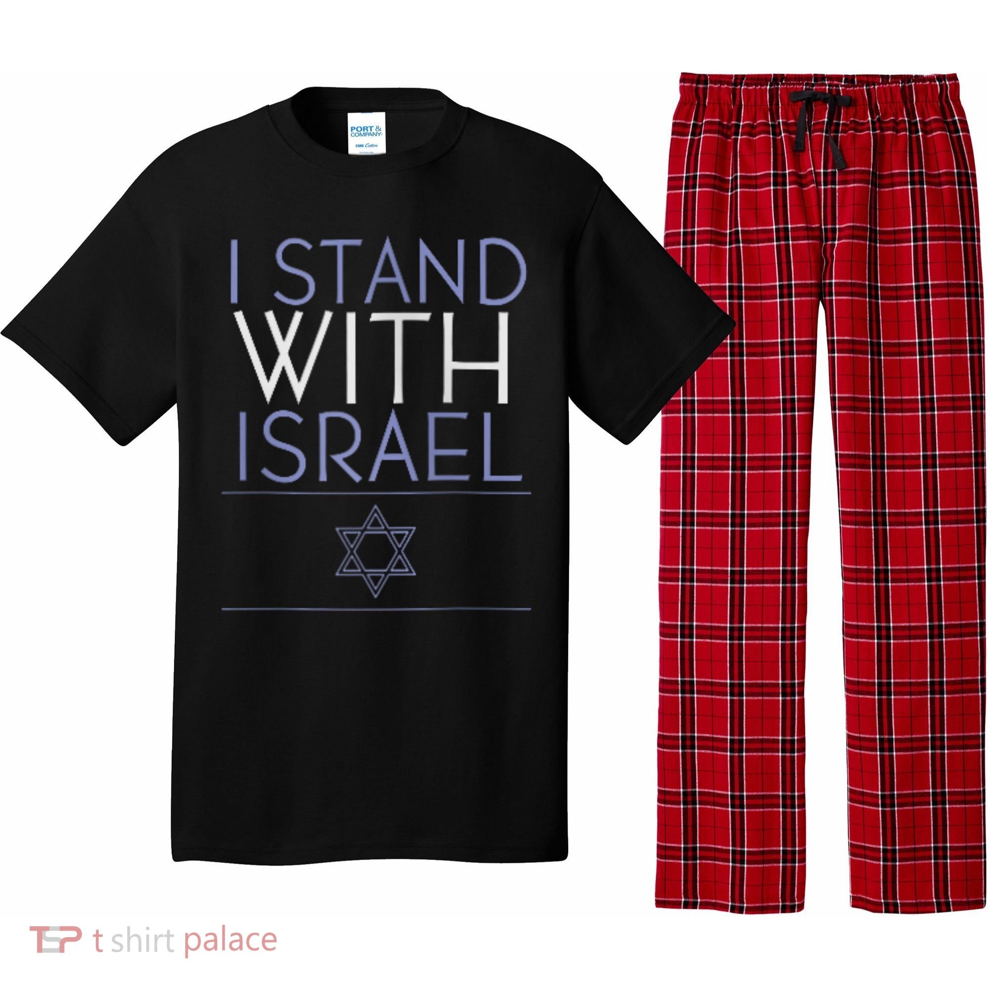 I Stand With Israel Support Israel Israel Flag Pajama Set