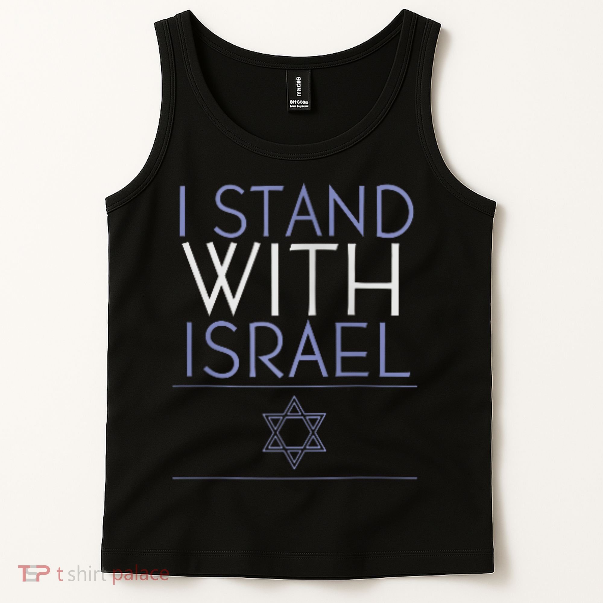 I Stand With Israel Support Israel Israel Flag Tank Top