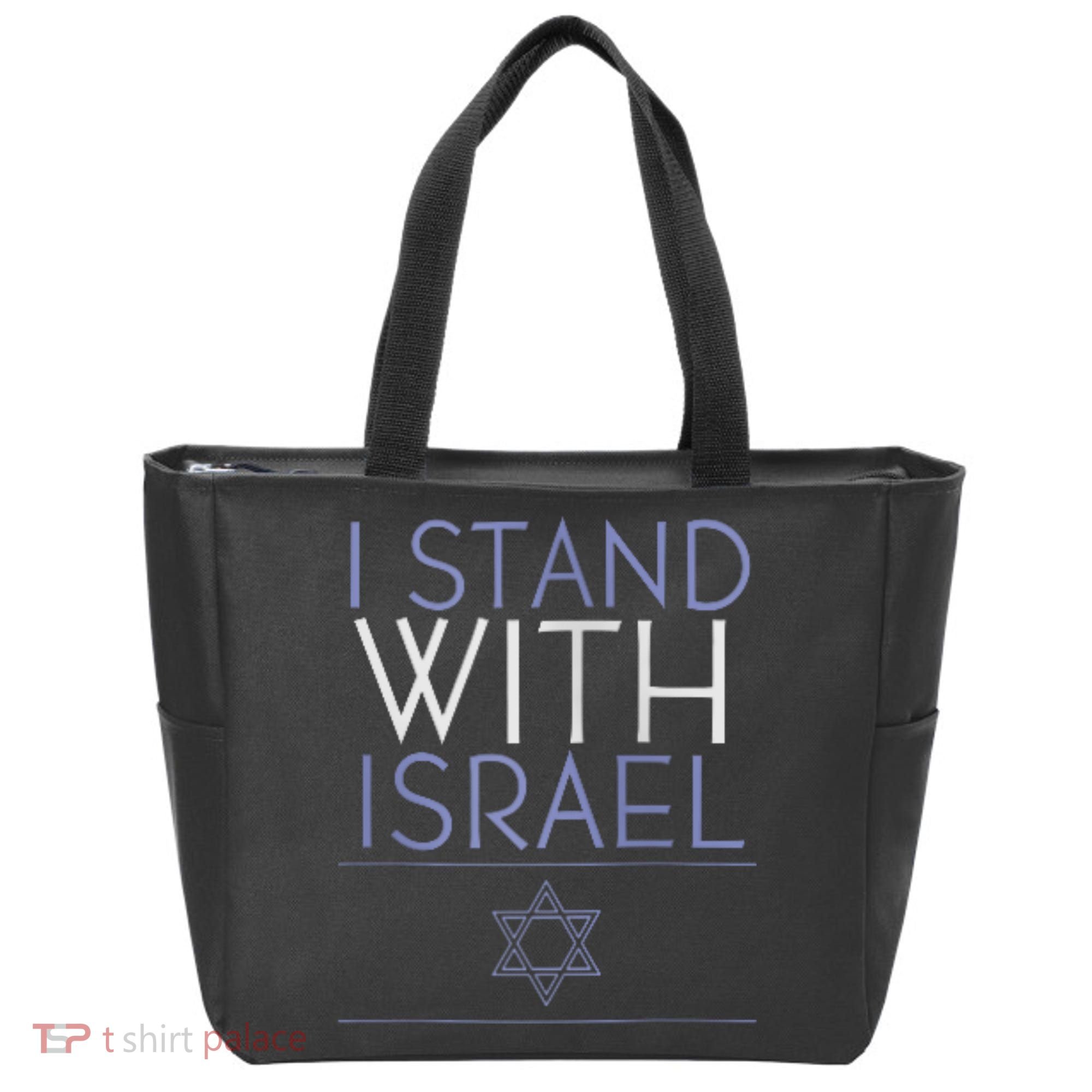 I Stand With Israel Support Israel Israel Flag Tote Bag