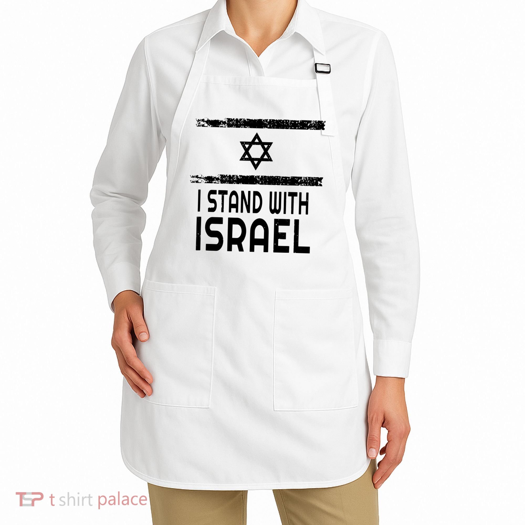 I Stand With Israel Apron